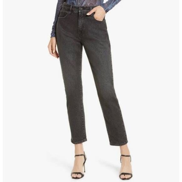 Good American Good Classic High Waist Slim Jeans Black - Picture 1 of 8